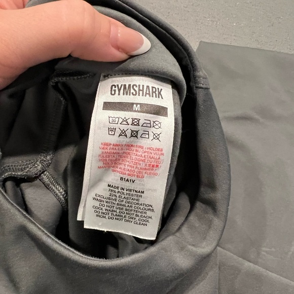 Gymshark Gray High-Waisted Leggings - Picture 9 of 13